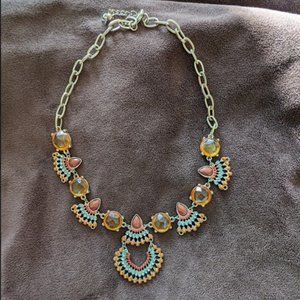 Unique colorful bold necklace